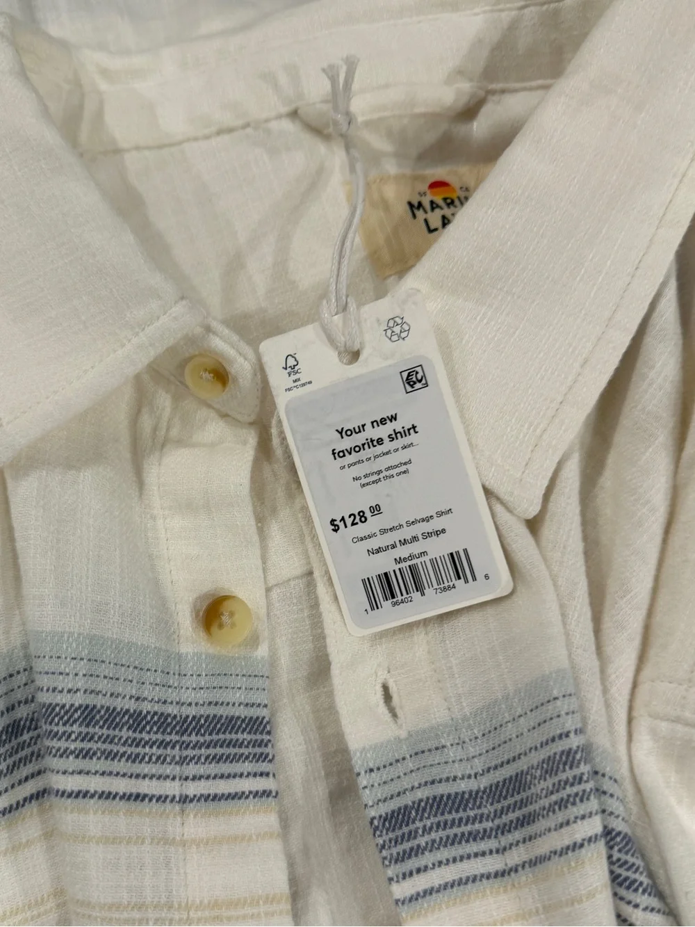 Marine Layer Classic Stretch Selvage Shirt